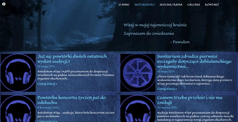 Strona internetowa pawulon.pl