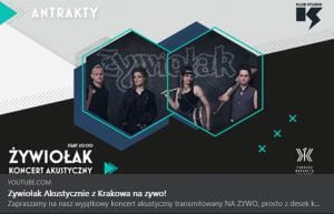 Żywiołak Akustycznie z Krakowa na żywo!